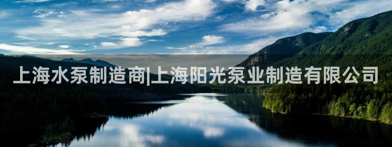 彩神ix官网：上海水泵制造商|上海阳光泵业制造有限公司