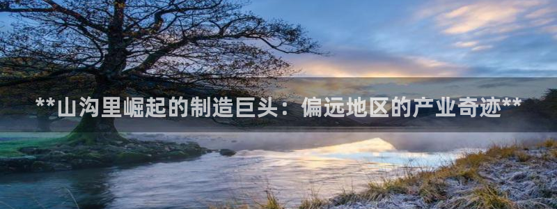 彩神v8首页：**山沟里崛起的制造巨头：偏远地区的产业奇迹*