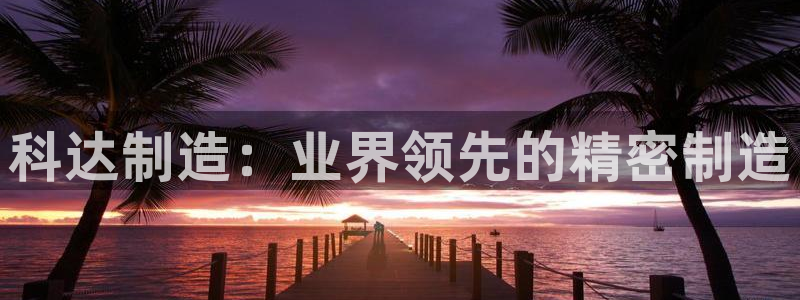 彩神8彩平台官网：科达制造：业界领先的精密制造