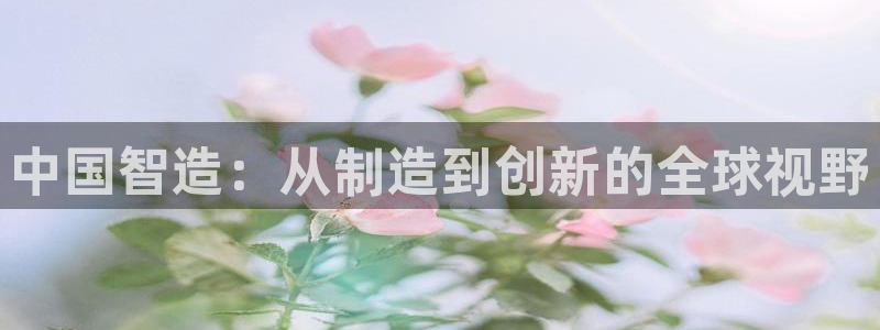 彩神赢的钱是哪里来的啊：中国智造：从制造到创新的全球视野