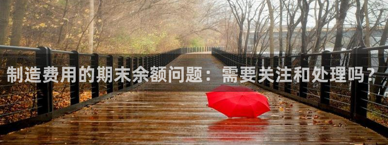彩神v秘聊号码：制造费用的期末余额问题：需要关注和处理吗？