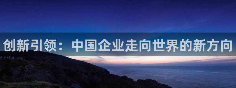 彩神大发官网：创新引领：中国企业走向世界的新方向