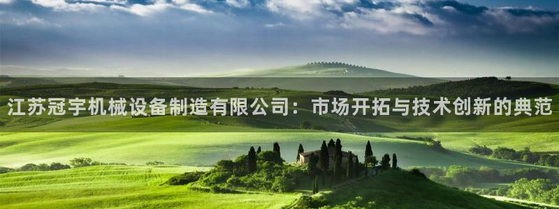 彩神8app官方下载：江苏冠宇机械设备制造有限公司：市场开拓与技术创新的典范