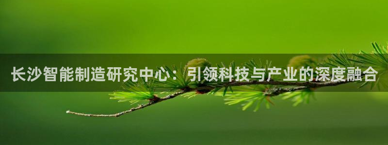彩神赢钱了吗知乎：长沙智能制造研究中心：引领科技与产业的深度融合