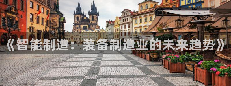 彩神赢的钱是哪里来的：《智能制造：装备制造业的未来趋势》